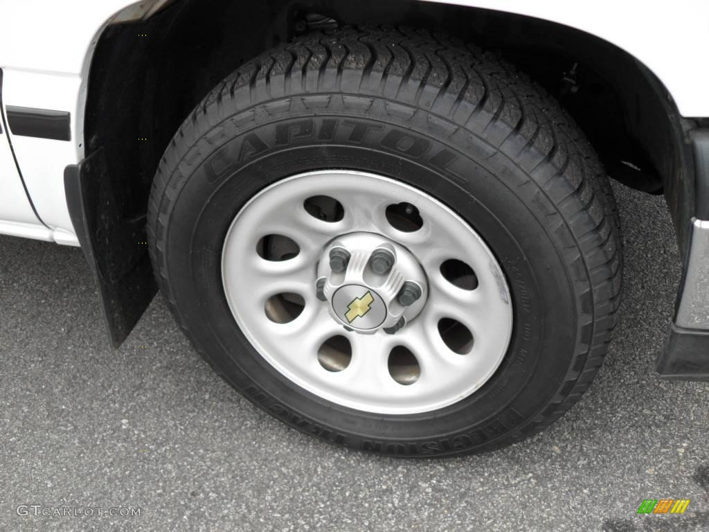 2006 Silverado 1500 LS Regular Cab - Summit White / Dark Charcoal photo #17