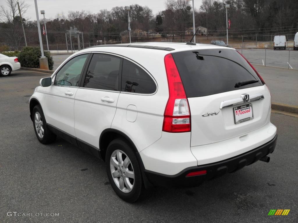 2008 CR-V EX-L - Taffeta White / Gray photo #2