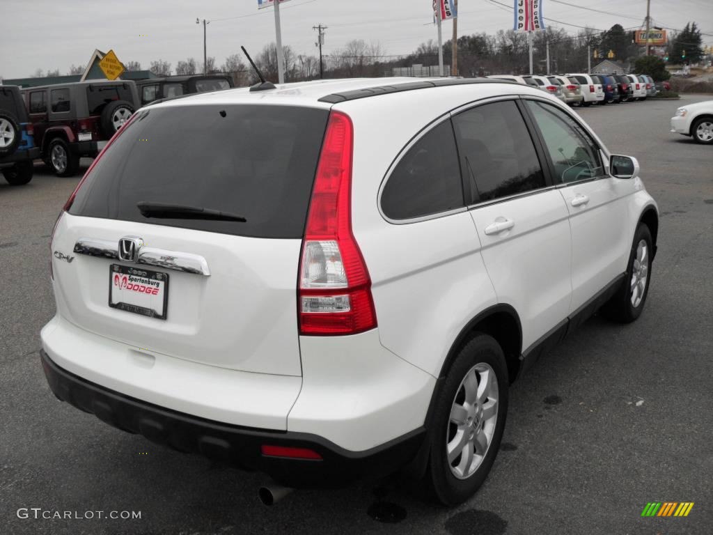 2008 CR-V EX-L - Taffeta White / Gray photo #4