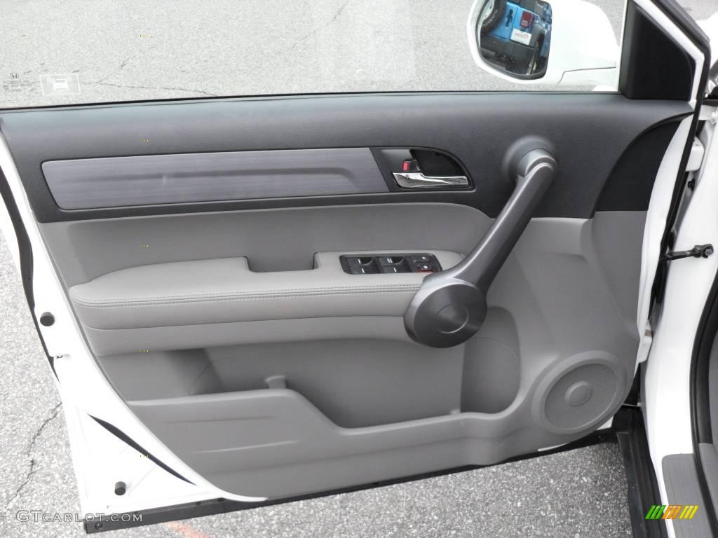 2008 CR-V EX-L - Taffeta White / Gray photo #7