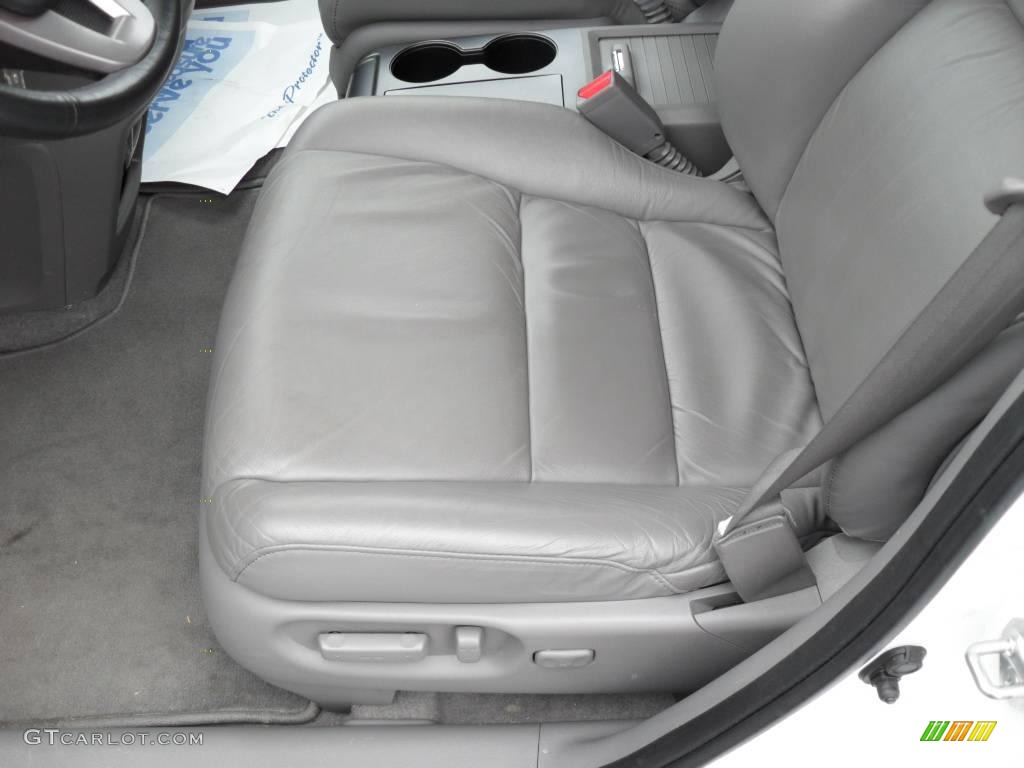2008 CR-V EX-L - Taffeta White / Gray photo #8
