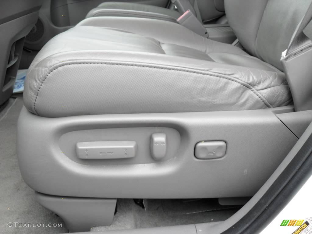 2008 CR-V EX-L - Taffeta White / Gray photo #9
