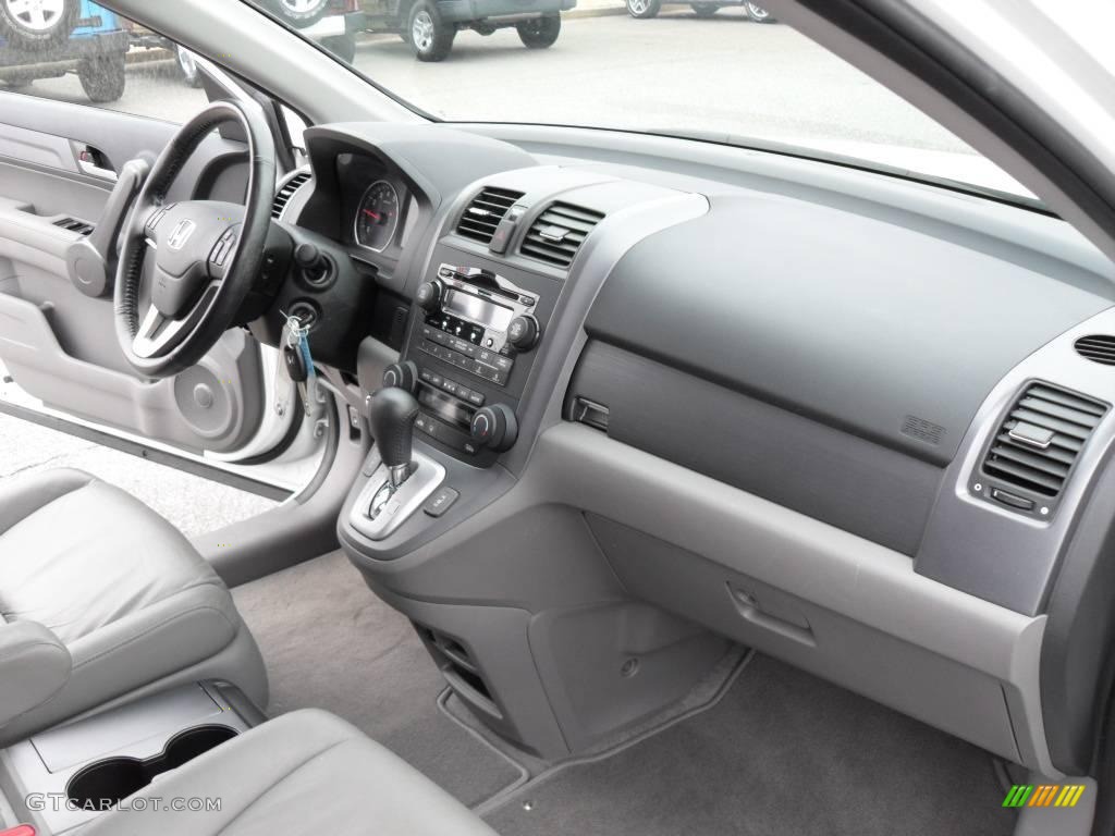 2008 CR-V EX-L - Taffeta White / Gray photo #16