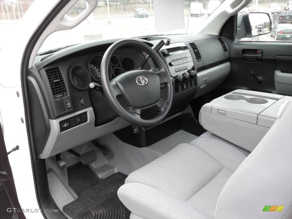 2008 Tundra Regular Cab - Super White / Graphite Gray photo #27