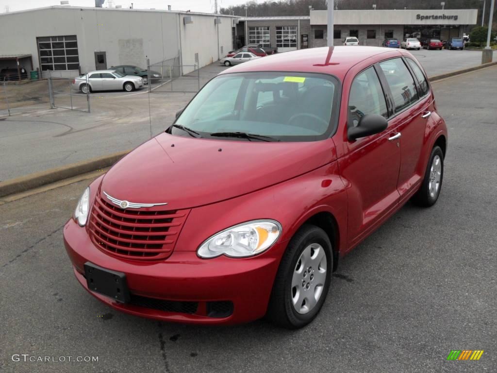 2008 PT Cruiser LX - Inferno Red Crystal Pearl / Pastel Slate Gray photo #1