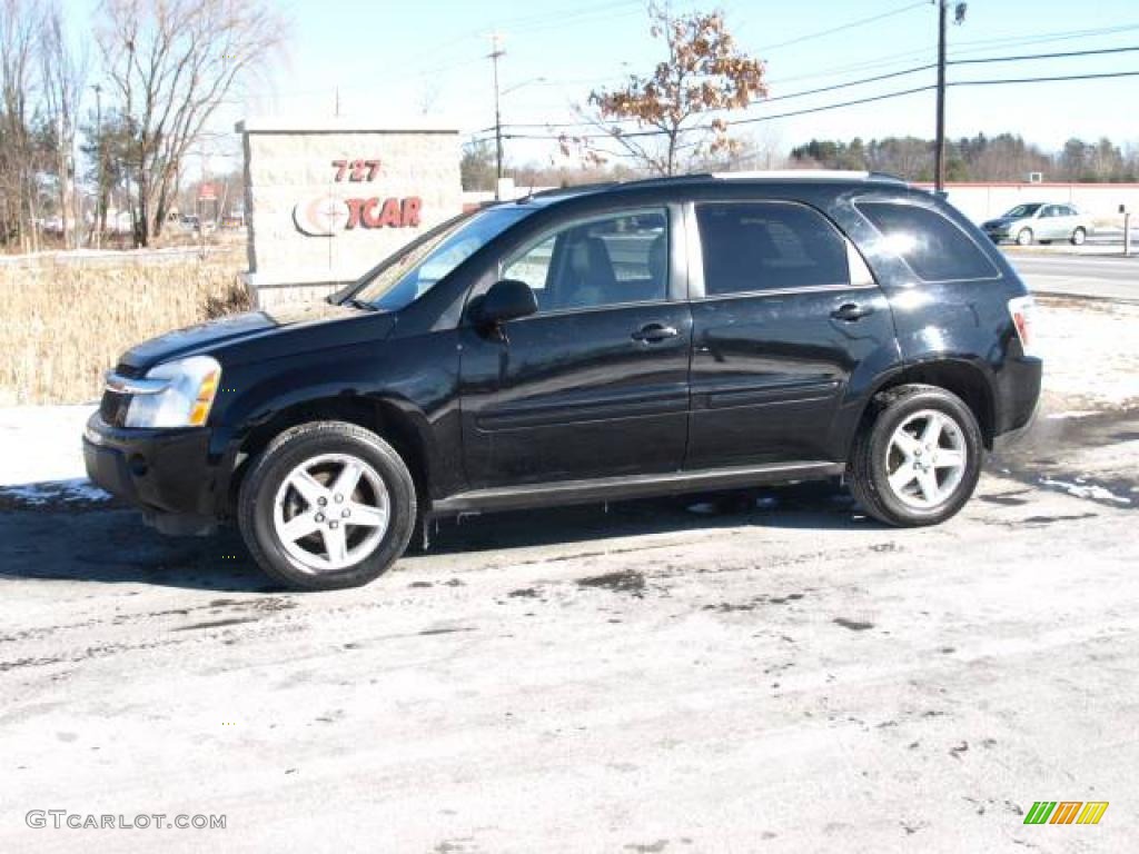 2005 Equinox LT AWD - Black / Light Gray photo #1