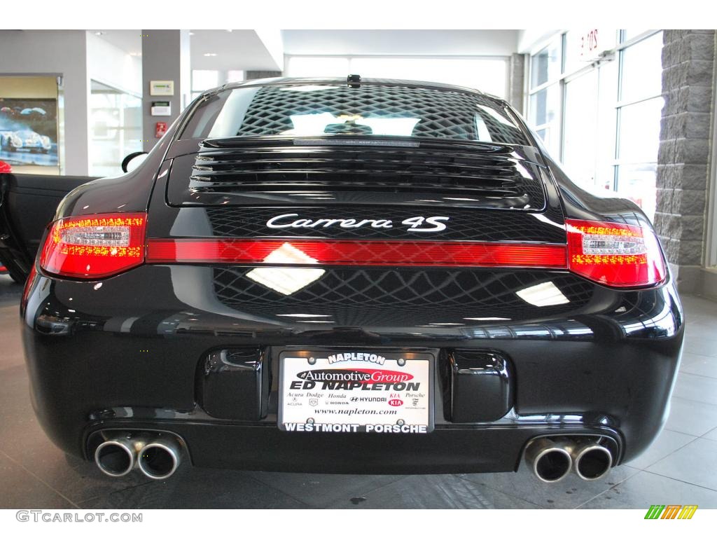 2010 911 Carrera 4S Coupe - Black / Black photo #11