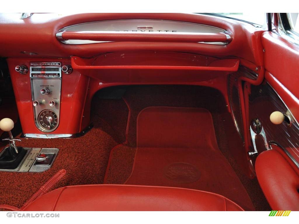 1961 Corvette Convertible - Tuxedo Black / Red photo #11