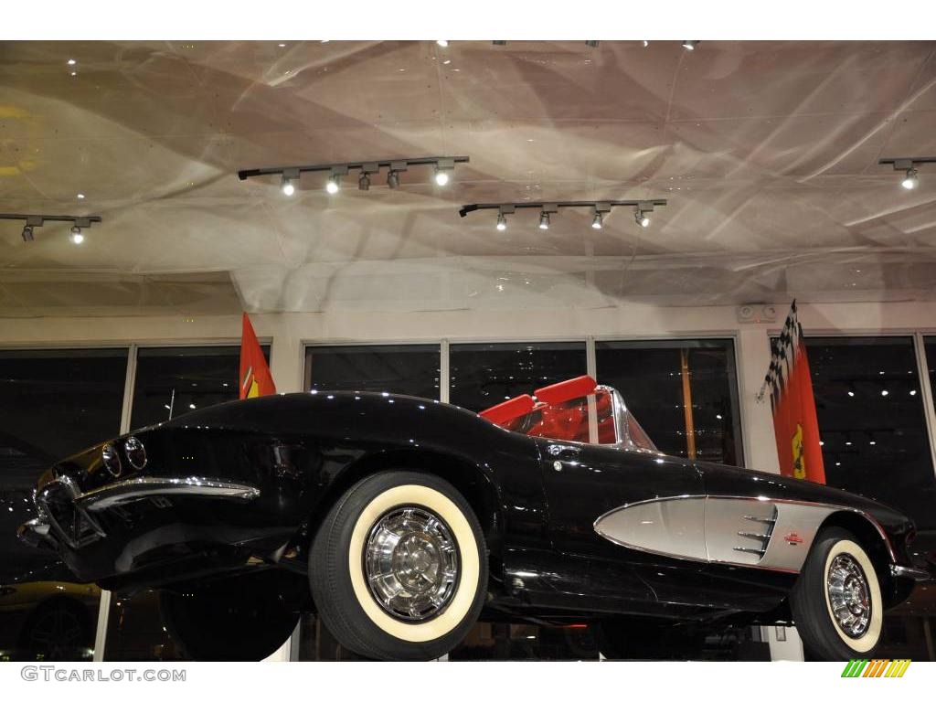 1961 Corvette Convertible - Tuxedo Black / Red photo #20