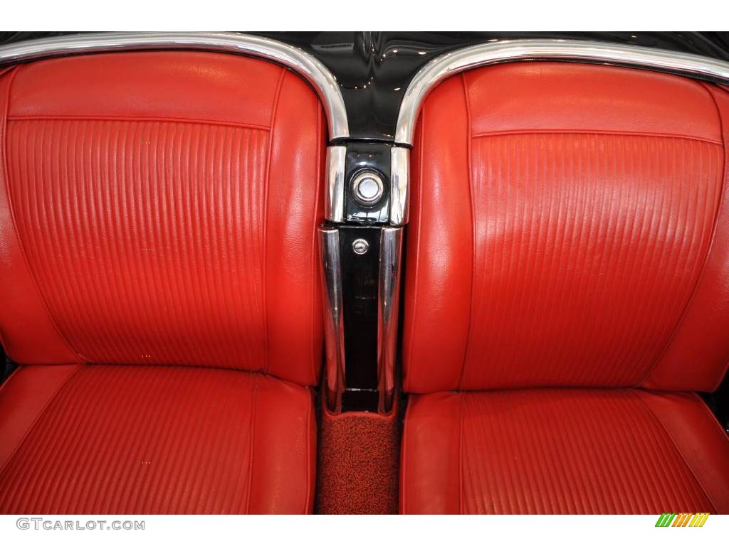 1961 Corvette Convertible - Tuxedo Black / Red photo #24