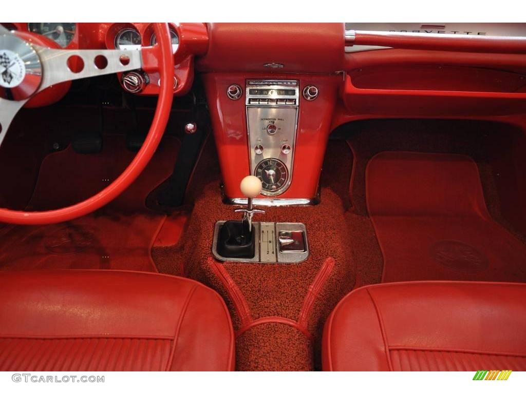 1961 Corvette Convertible - Tuxedo Black / Red photo #32
