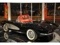 1961 Tuxedo Black Chevrolet Corvette Convertible  photo #40