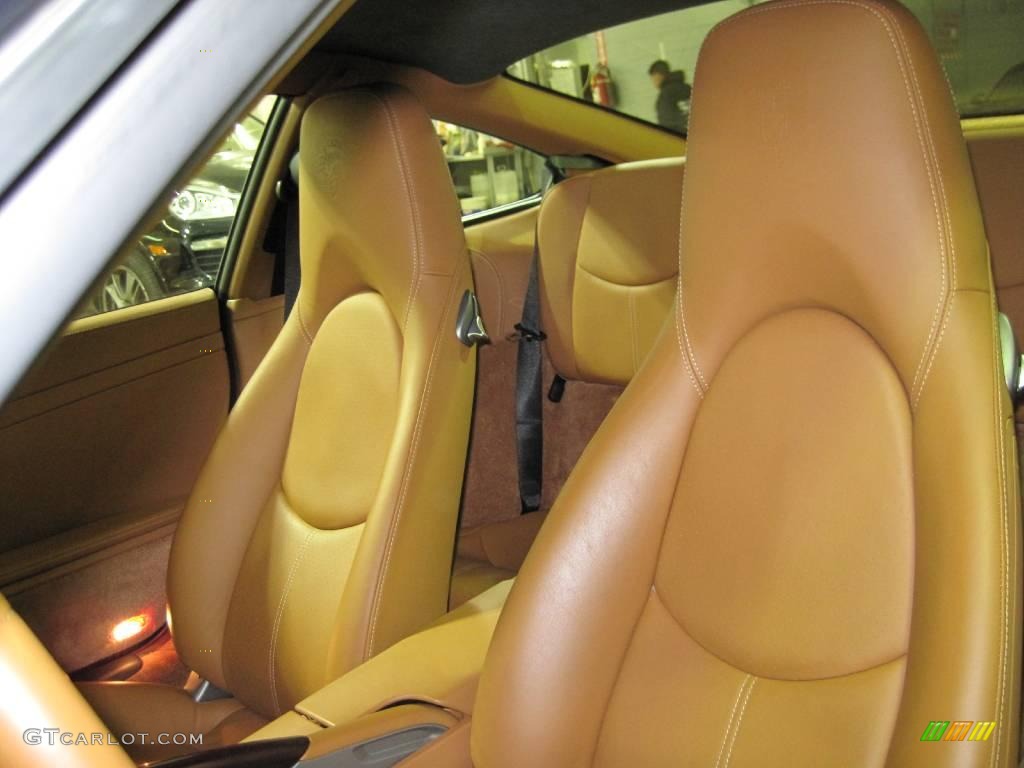 2007 911 Carrera 4 Coupe - Midnight Blue Metallic / Natural Leather Brown photo #11