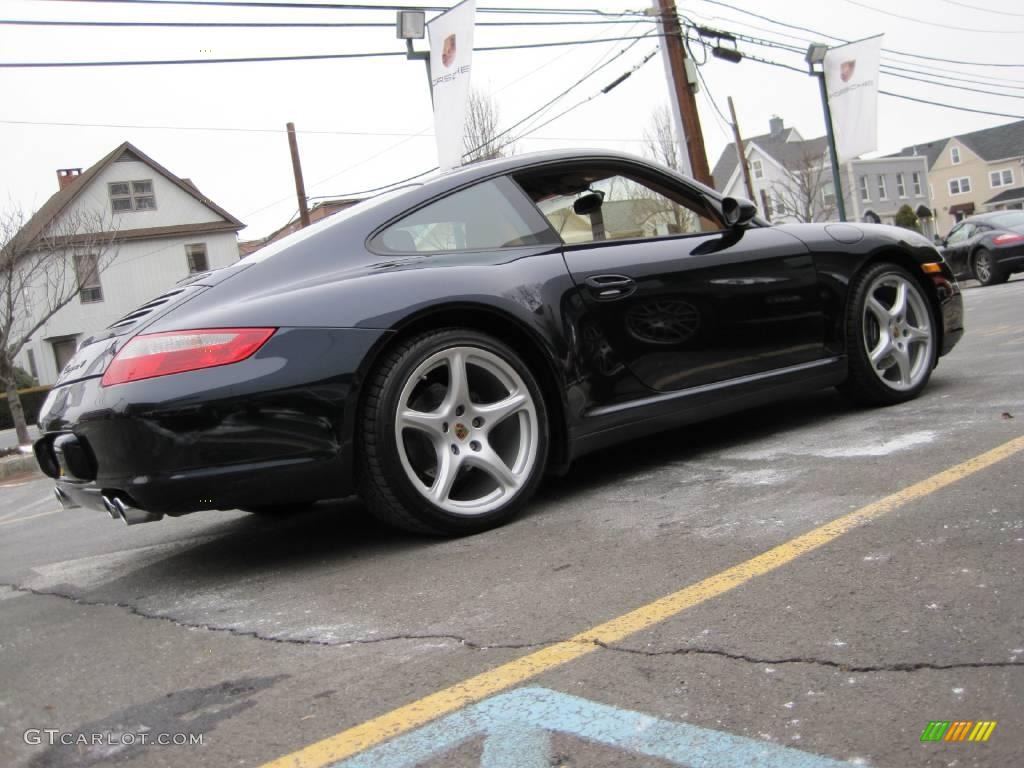 2007 911 Carrera 4 Coupe - Midnight Blue Metallic / Natural Leather Brown photo #40