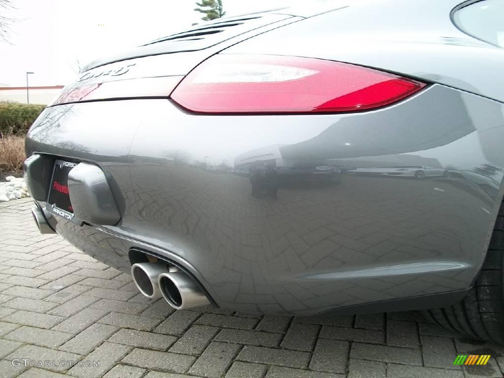 2010 911 Carrera 4S Coupe - Meteor Grey Metallic / Black photo #22