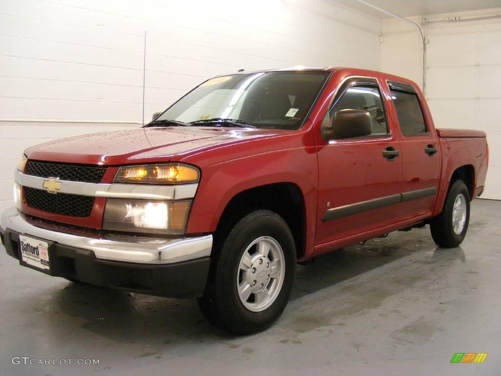 Cherry Red Metallic Chevrolet Colorado