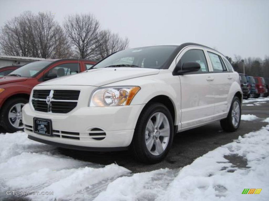 2010 Caliber SXT - Stone White / Dark Slate Gray photo #1