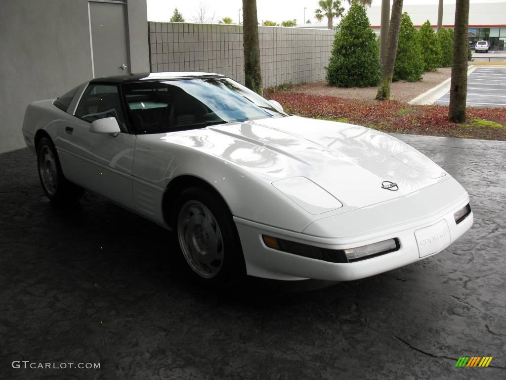 1994 Corvette Coupe - Arctic White / Black photo #3