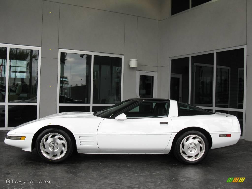 1994 Corvette Coupe - Arctic White / Black photo #5