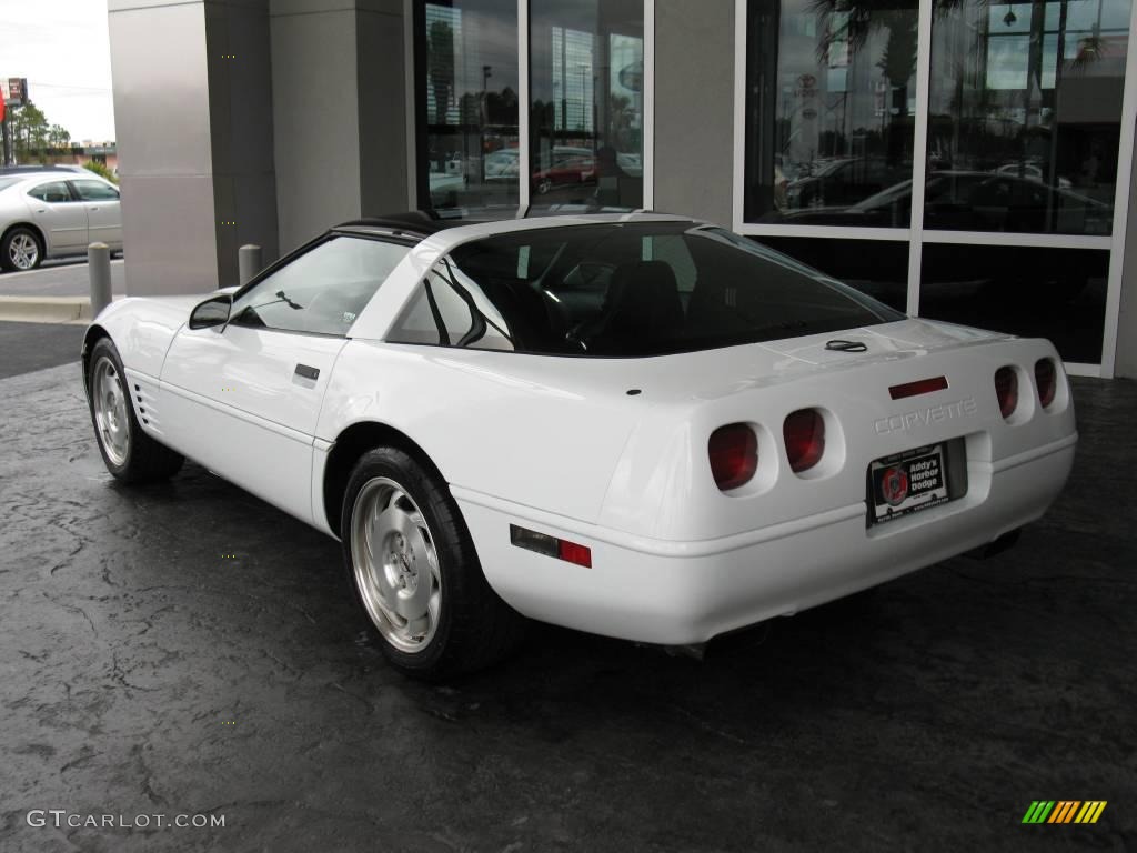 1994 Corvette Coupe - Arctic White / Black photo #7