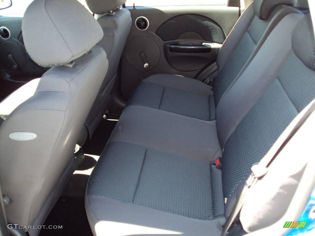 2007 Aveo 5 LS Hatchback - Bright Blue / Charcoal Black photo #5