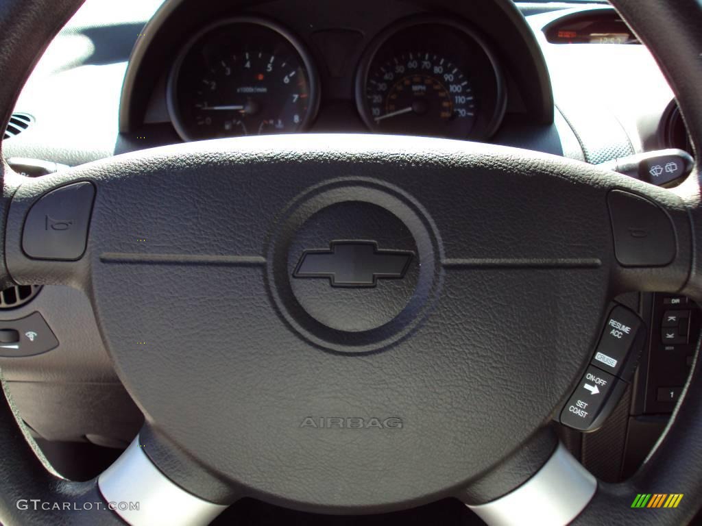 2007 Aveo 5 LS Hatchback - Bright Blue / Charcoal Black photo #21