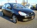 2009 Ebony Black Hyundai Accent GS 3 Door  photo #8