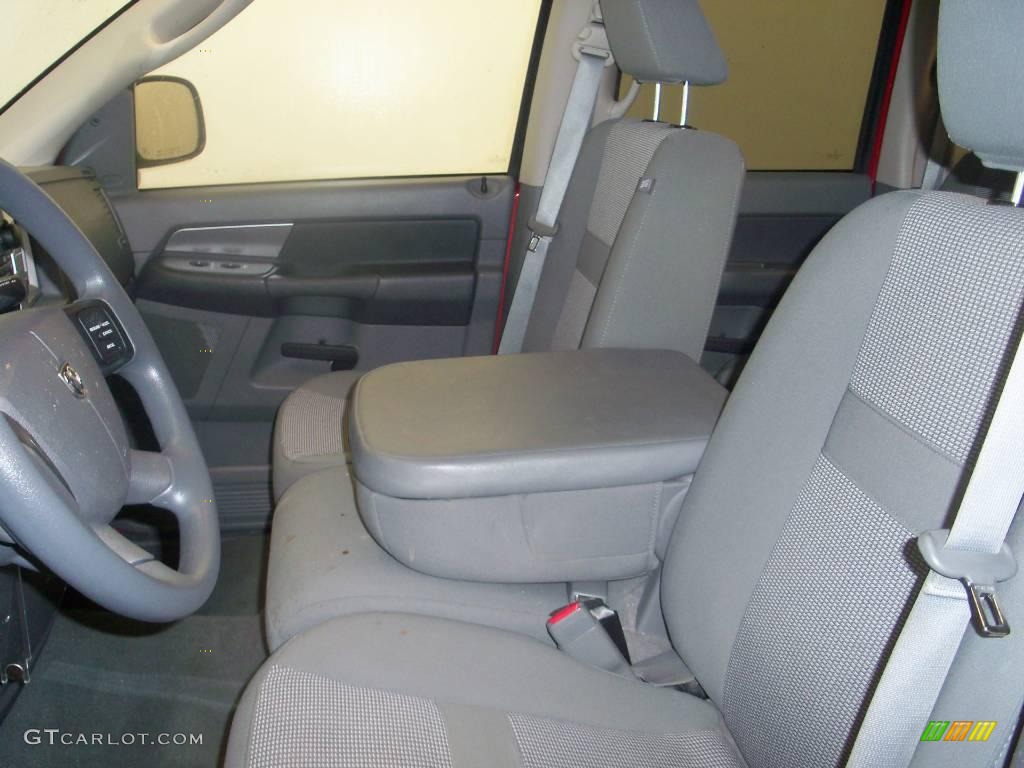 2007 Ram 1500 SLT Quad Cab 4x4 - Inferno Red Crystal Pearl / Medium Slate Gray photo #2