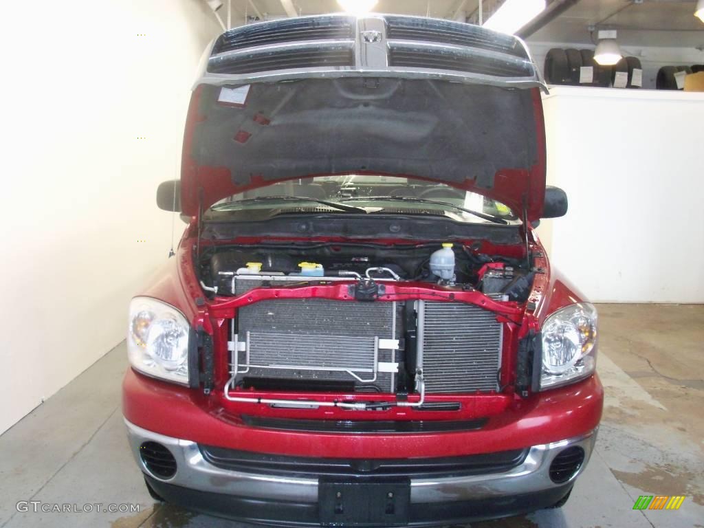 2007 Ram 1500 SLT Quad Cab 4x4 - Inferno Red Crystal Pearl / Medium Slate Gray photo #13