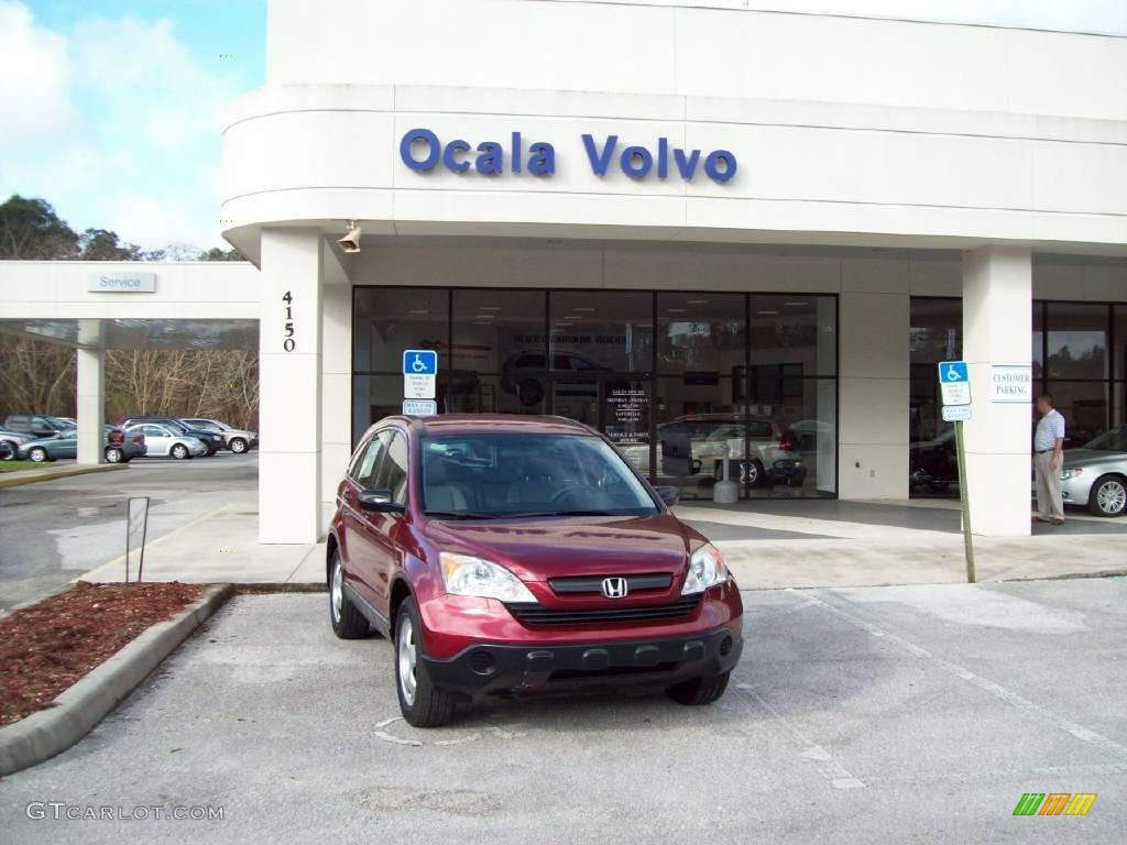 2007 CR-V LX - Tango Red Pearl / Gray photo #1