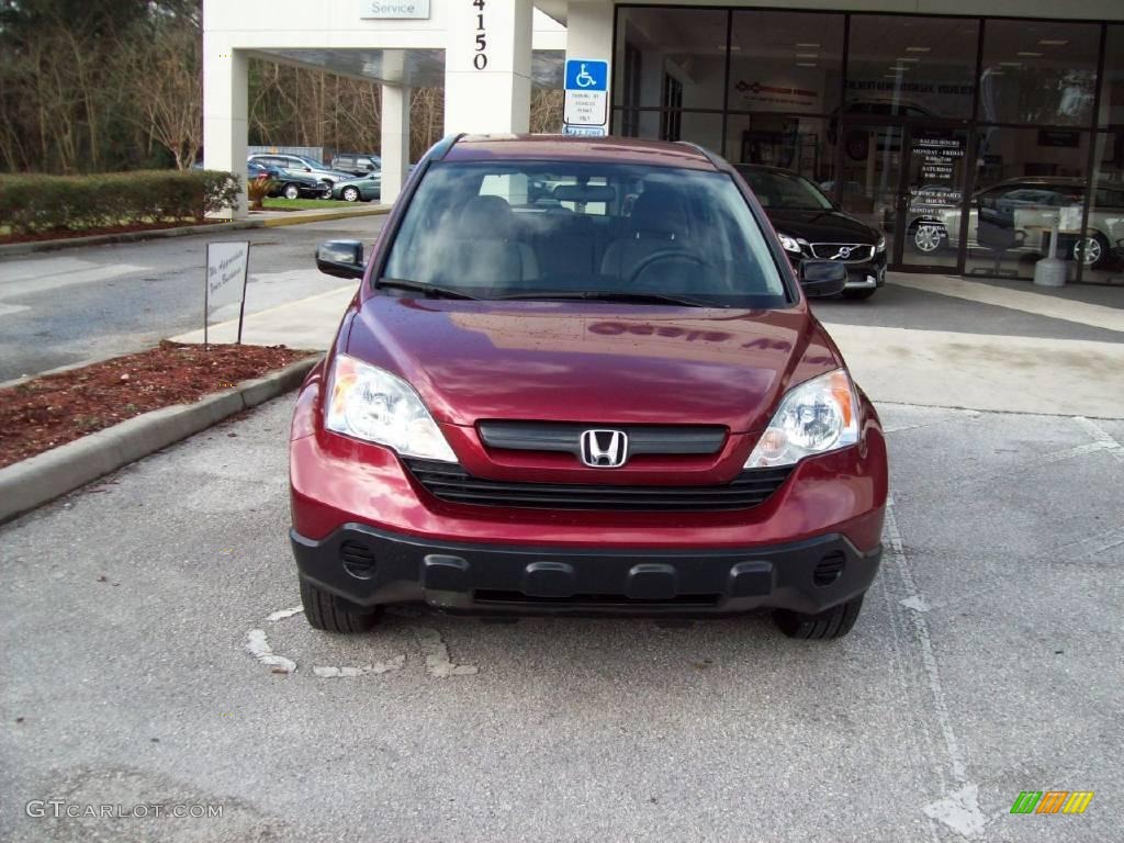 2007 CR-V LX - Tango Red Pearl / Gray photo #2
