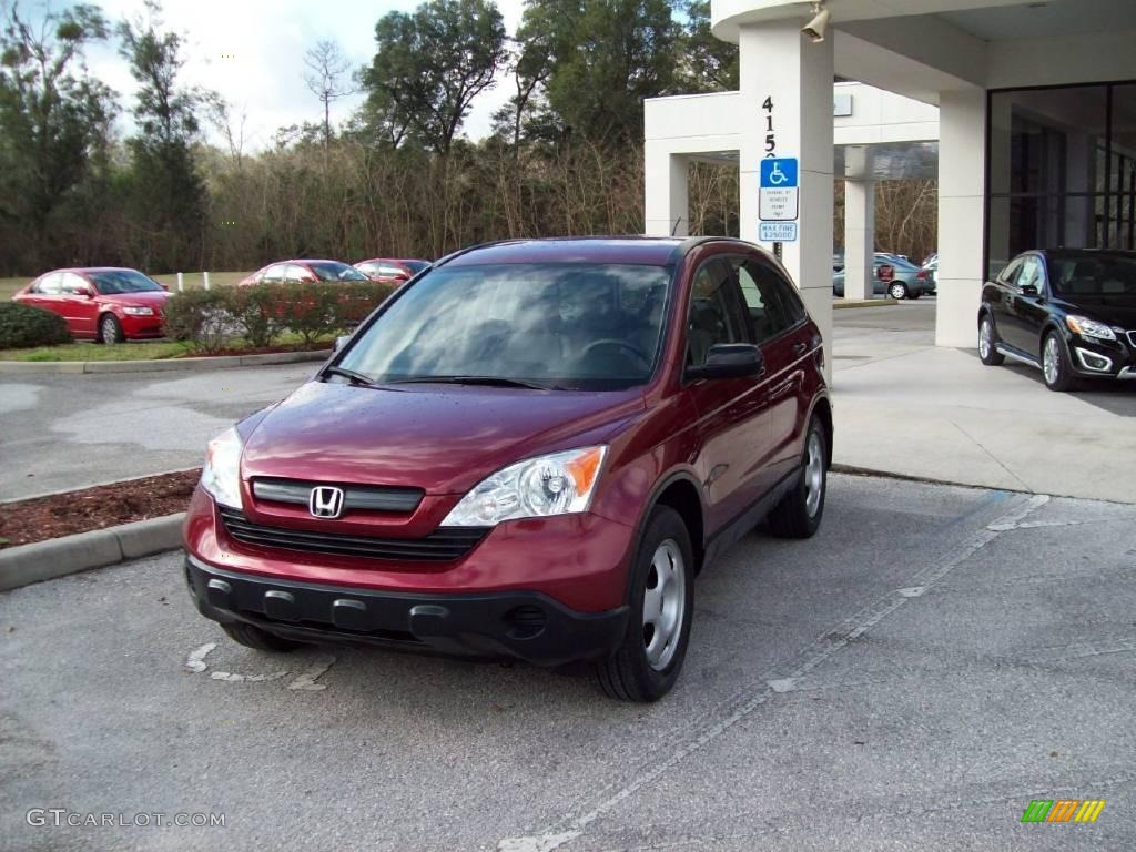 2007 CR-V LX - Tango Red Pearl / Gray photo #3
