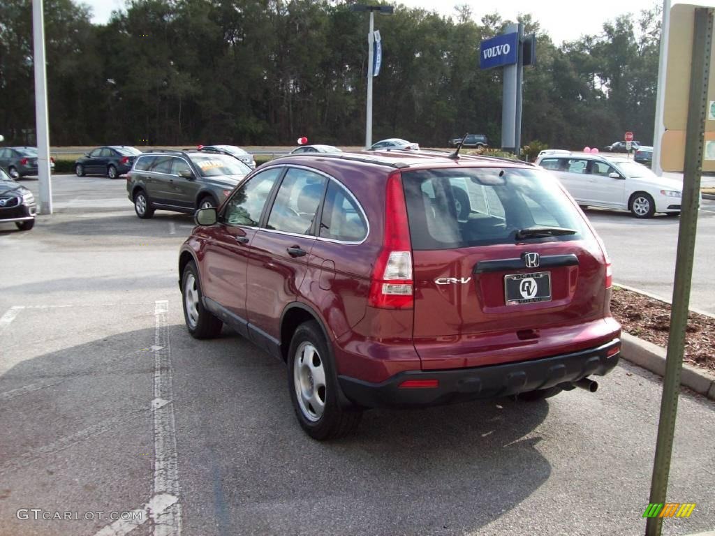 2007 CR-V LX - Tango Red Pearl / Gray photo #7