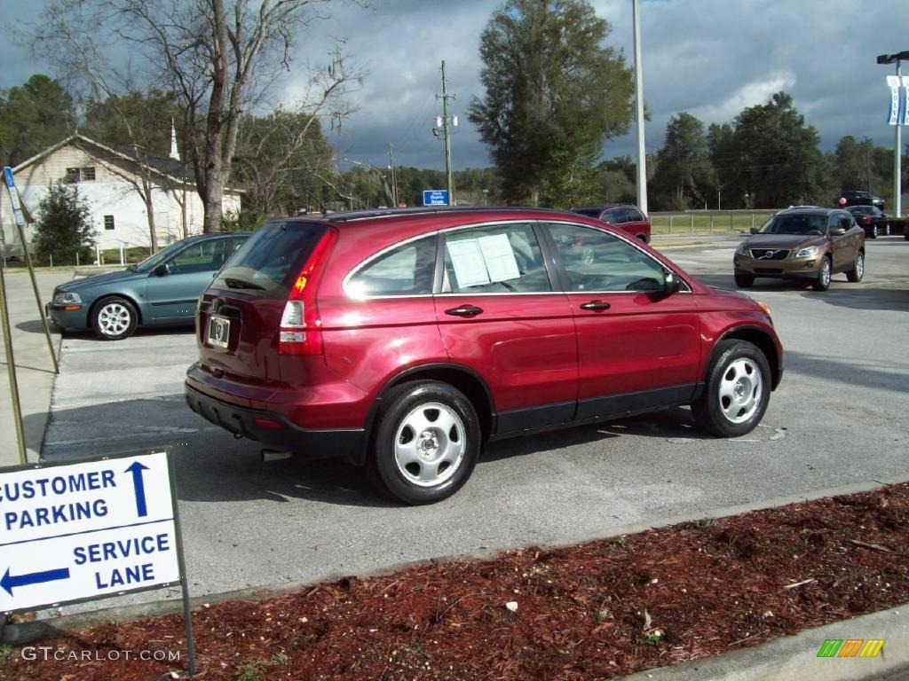 2007 CR-V LX - Tango Red Pearl / Gray photo #9