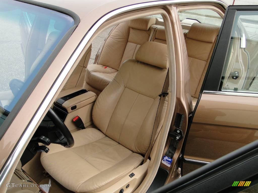 2001 7 Series 740iL Sedan - Impala Brown Metallic / Sand Beige photo #27