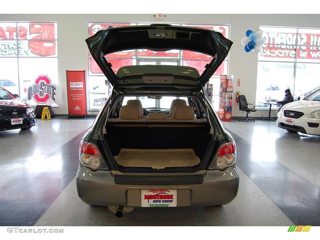 2006 Impreza Outback Sport Wagon - Evergreen Metallic / Desert Beige photo #24