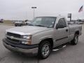 2004 Silver Birch Metallic Chevrolet Silverado 1500 Regular Cab  photo #7