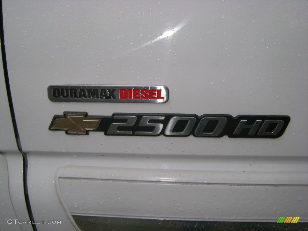 2004 Silverado 2500HD LS Crew Cab 4x4 - Summit White / Dark Charcoal photo #9