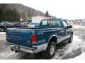2001 Island Blue Metallic Ford F250 Super Duty XLT Regular Cab 4x4  photo #8