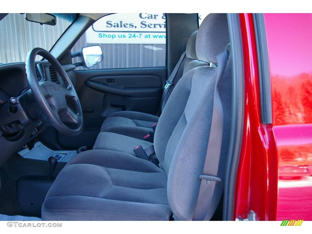 2006 Sierra 2500HD Work Truck Regular Cab 4x4 - Fire Red / Dark Pewter photo #3