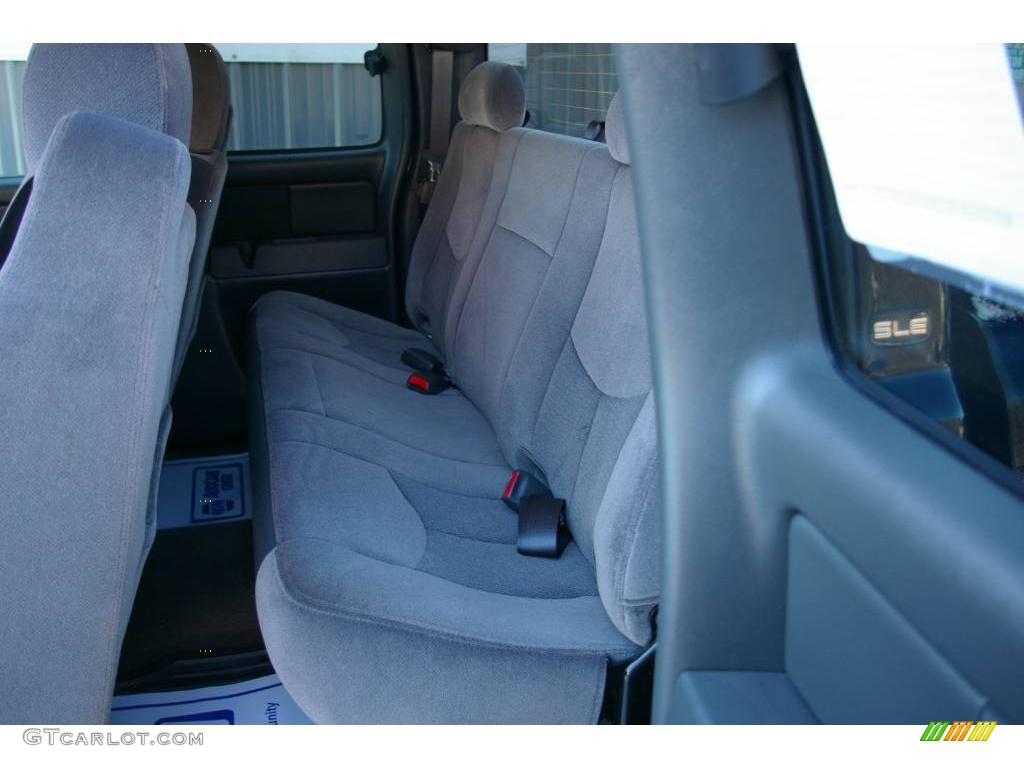 2005 Sierra 1500 SLE Extended Cab 4x4 - Deep Blue Metallic / Dark Pewter photo #8