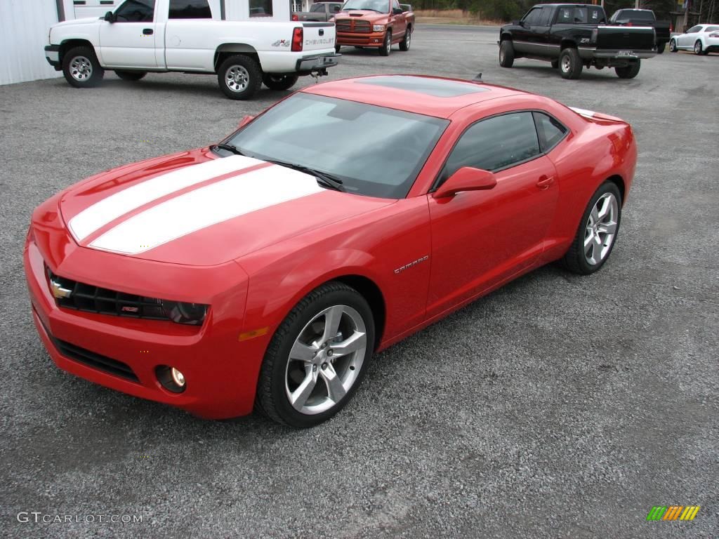 2010 Camaro LT/RS Coupe - Victory Red / Black photo #5