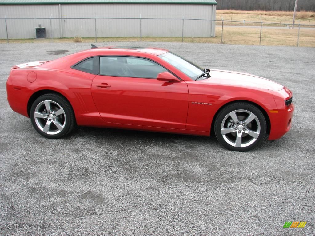 2010 Camaro LT/RS Coupe - Victory Red / Black photo #6