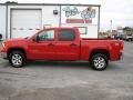 Fire Red - Sierra 1500 SLT Crew Cab 4x4 Photo No. 6