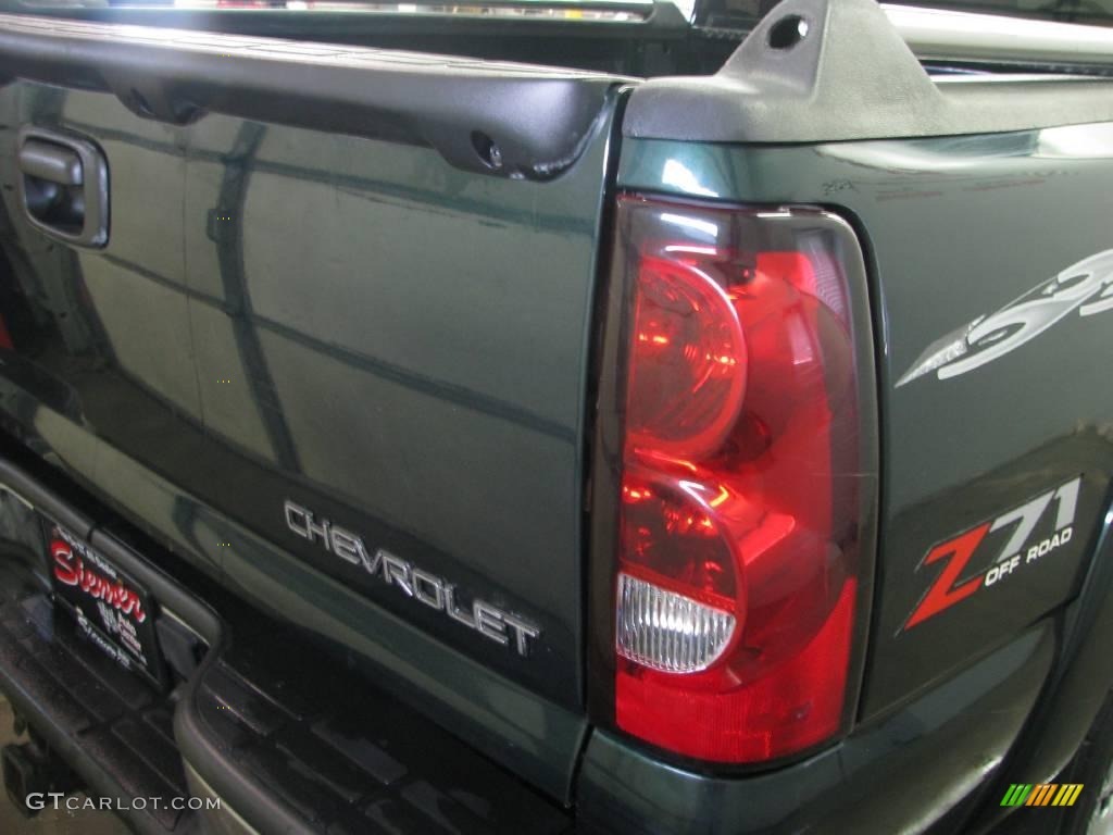 2004 Silverado 1500 Z71 Extended Cab 4x4 - Dark Green Metallic / Dark Charcoal photo #6