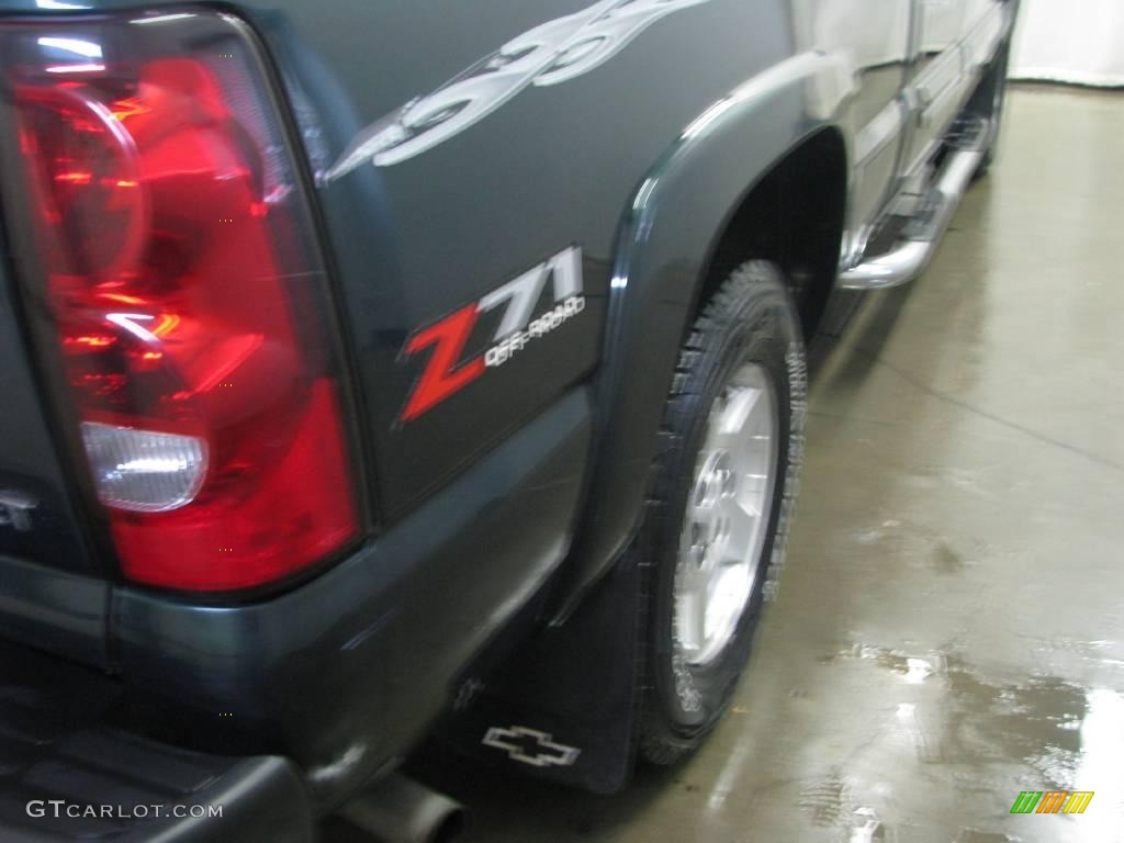 2004 Silverado 1500 Z71 Extended Cab 4x4 - Dark Green Metallic / Dark Charcoal photo #7