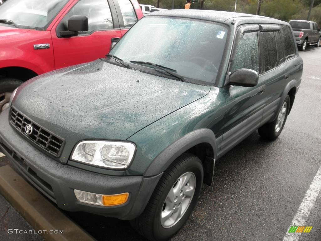 1998 RAV4 4WD - Dark Green Pearl Metallic / Dark Gray photo #1