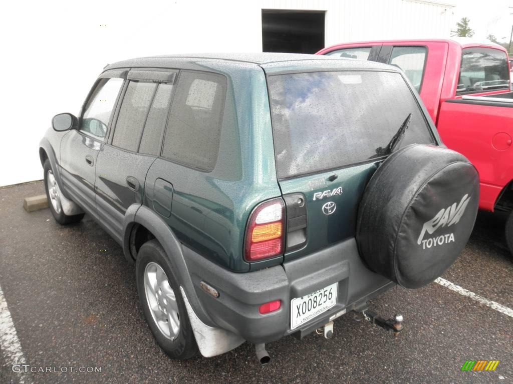 1998 RAV4 4WD - Dark Green Pearl Metallic / Dark Gray photo #2