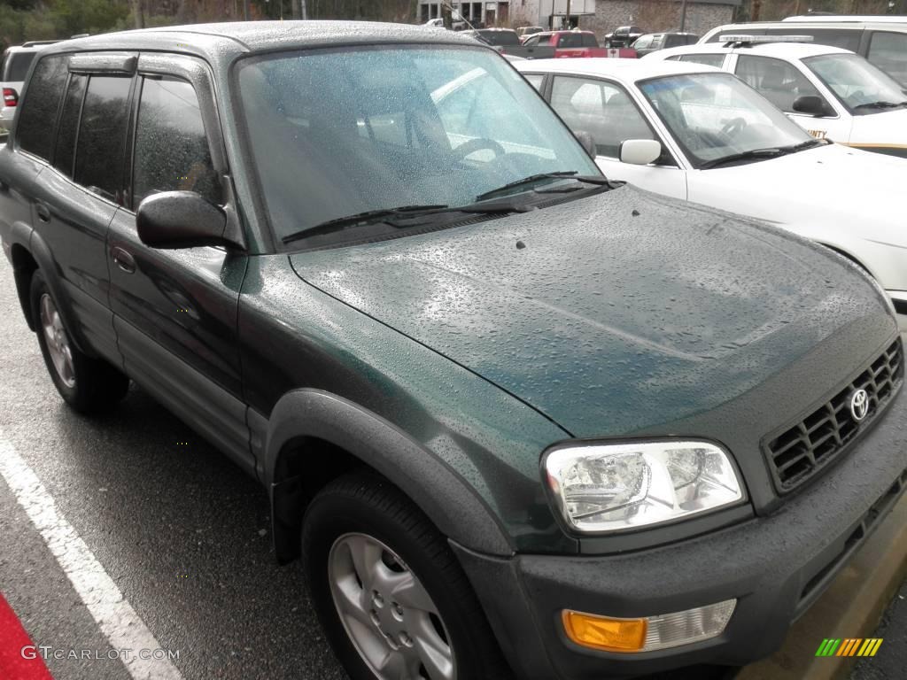 1998 RAV4 4WD - Dark Green Pearl Metallic / Dark Gray photo #4