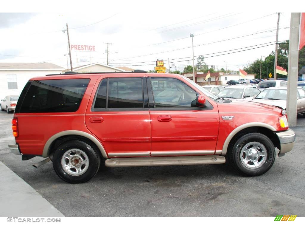 2002 Expedition Eddie Bauer - Laser Red / Medium Parchment photo #4